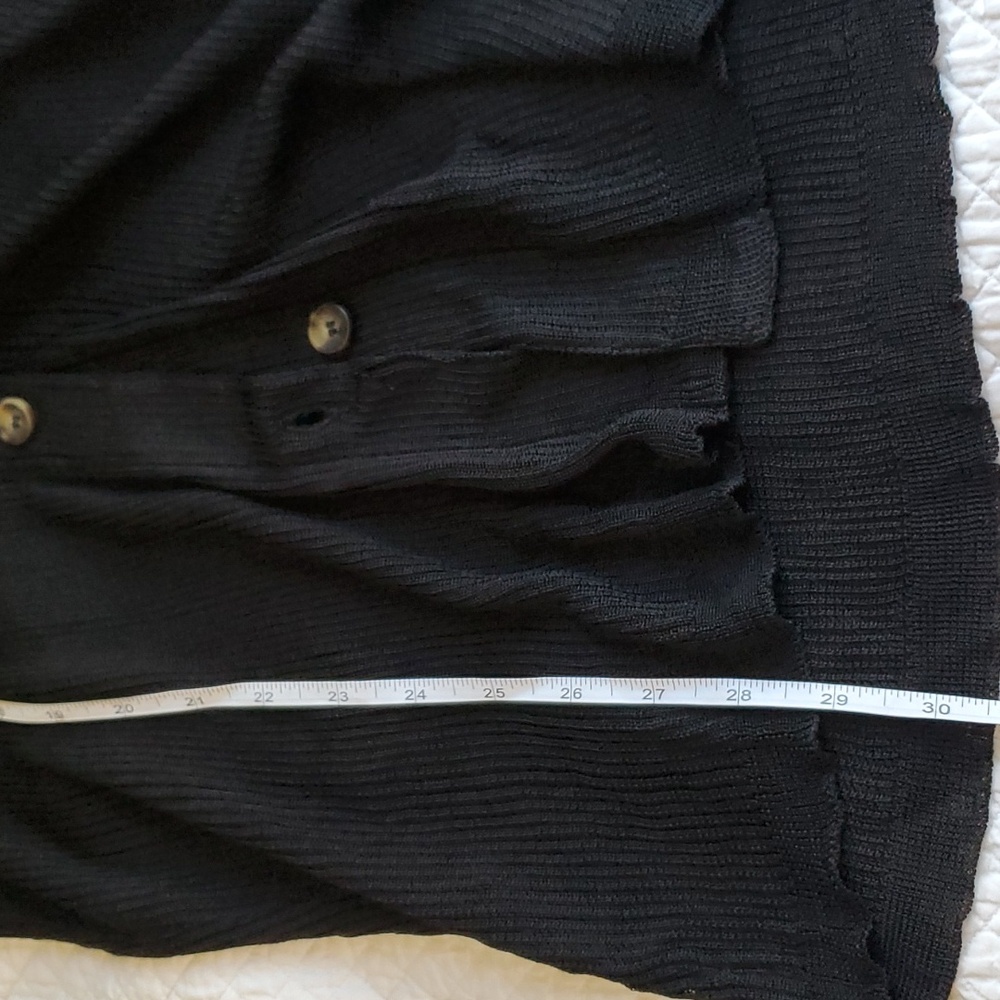 Free People Black Button-Up Top - Picture 7 of 16